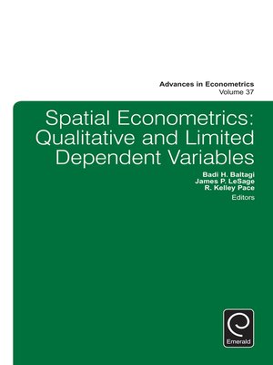 cover image of Advances in Econometrics, Volume 37